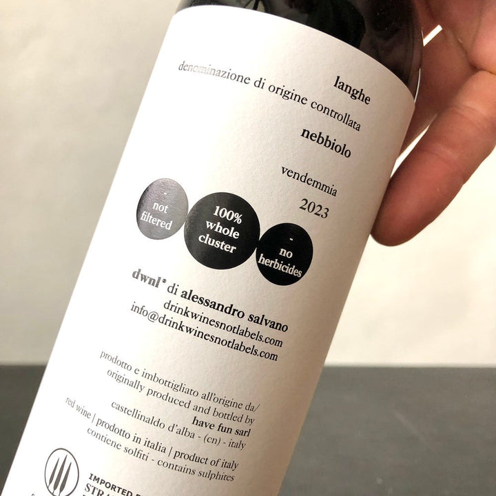 Drink Wine Not Labels Langhe Nebbiolo 2023