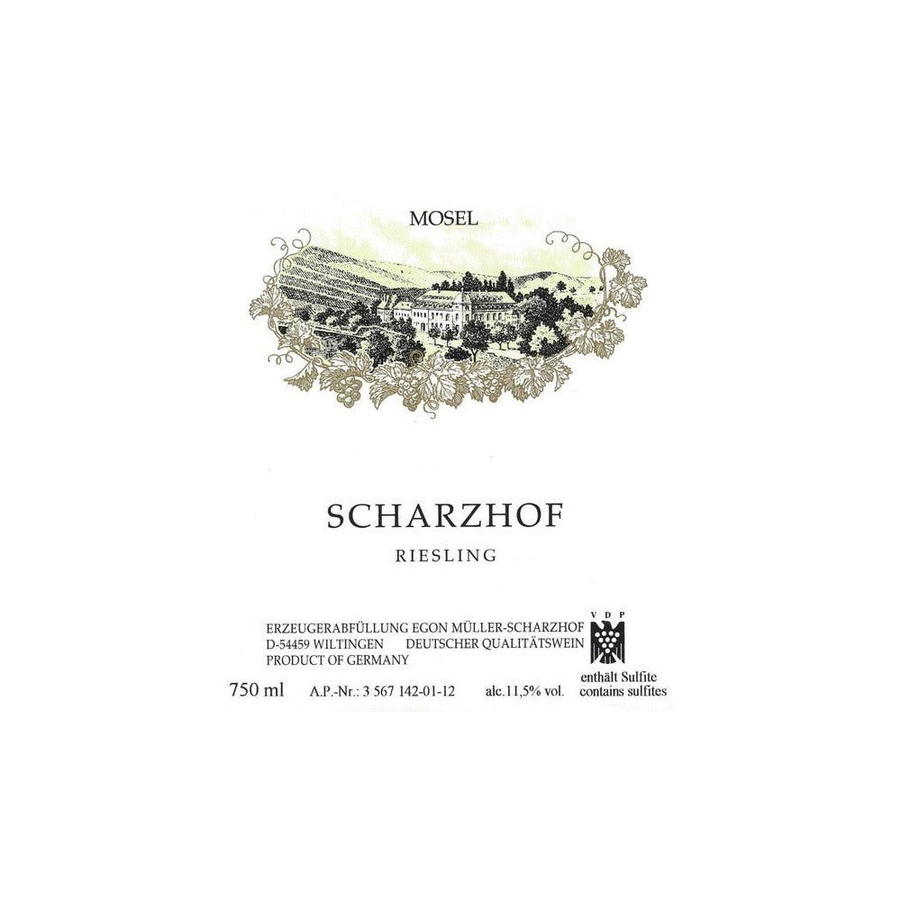 Egon Muller Scharzhof Riesling QBA 2022 - 375ml