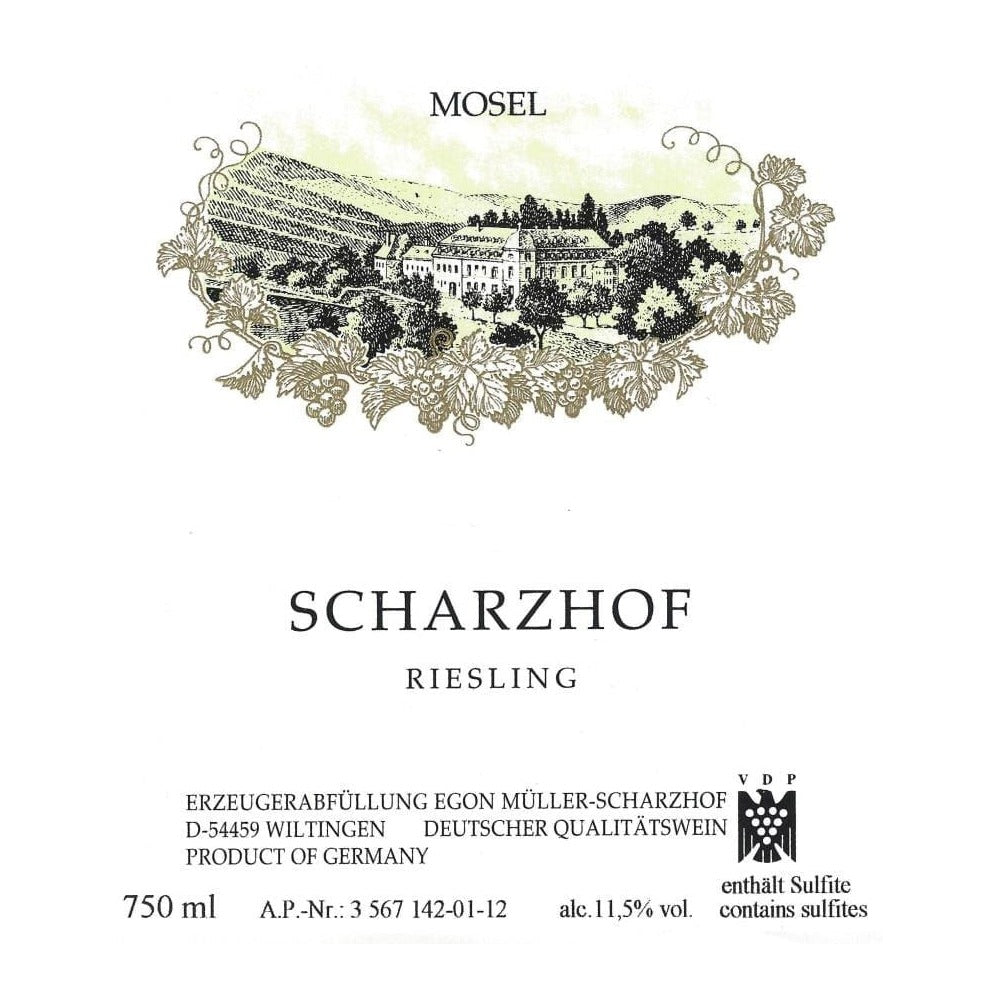 Egon Muller Scharzhof Riesling QBA 2022 - 375ml