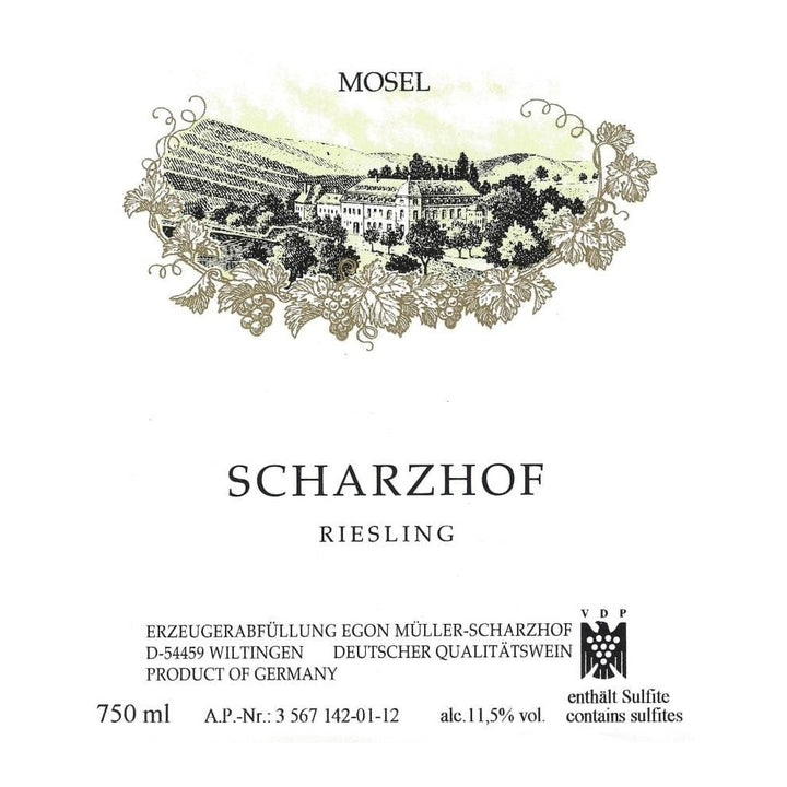 Egon Muller Scharzhof Riesling QBA 2022 - 375ml