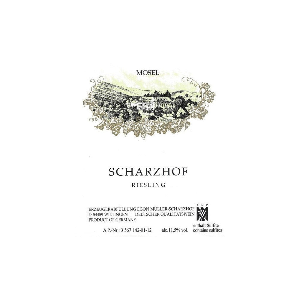 Egon Muller Scharzhof Riesling QBA 2022 - 375ml
