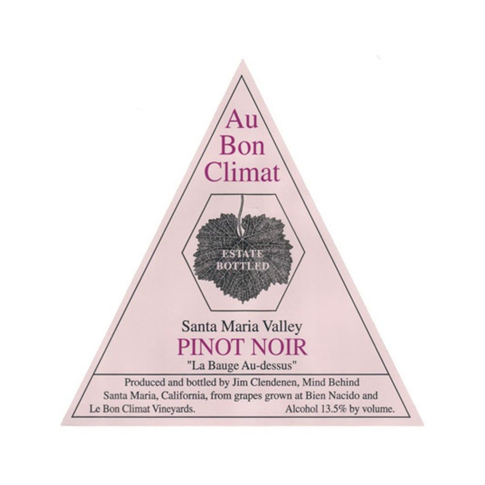 Au Bon Climat La Bauge Au-Dessus Pinot Noir 2020 | Santa Maria