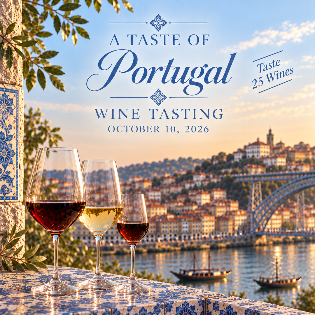 TICKET - A Taste of Portugal - A Walk Around Wine Tasting SECOND SESSION (Sat 10/10, 3:30pm-5pm)