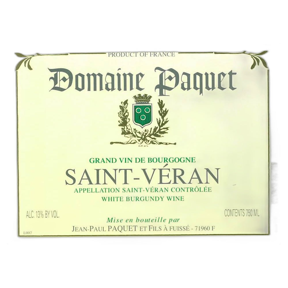 Jean-Paul Paquet Saint-Veran 2024 | Premium French Chardonnay