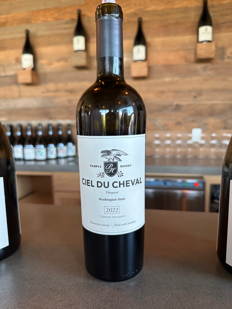 Purple Hands Ciel du Cheval Vineyard Cabernet Sauvignon 2022