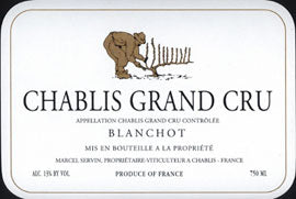 Marcel Servin Chablis Bougros Grand Cru 2022 - Grand Cru White