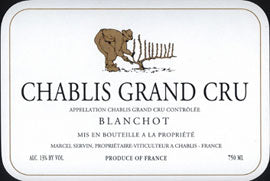 Marcel Servin Chablis Blanchot Grand Cru 2020