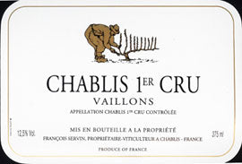 Marcel Servin Chablis Vaillons Premier Cru 2023