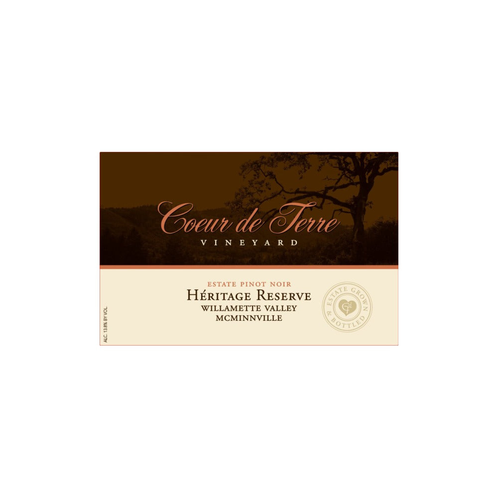 Coeur de Terre Pinot Noir "Heritage Reserve" 2023