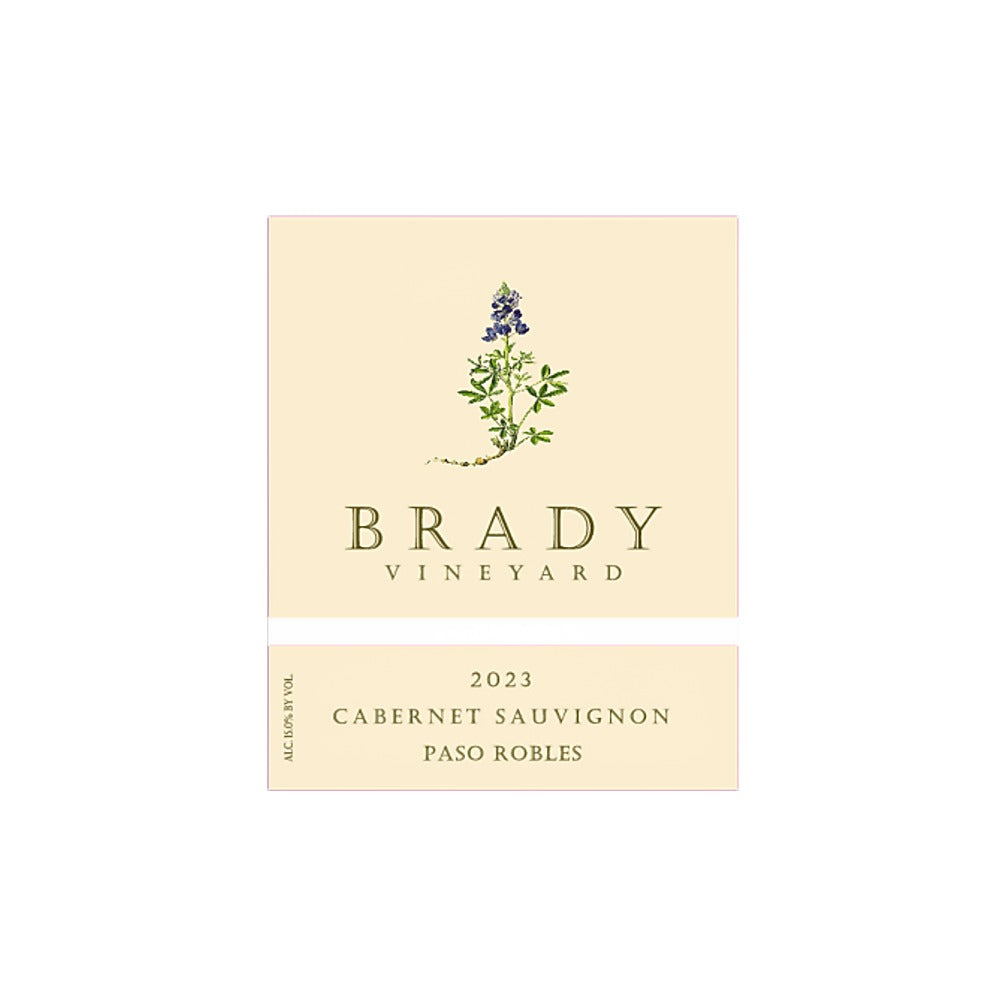 Brady Vineyard Cabernet Sauvignon Paso Robles 2023